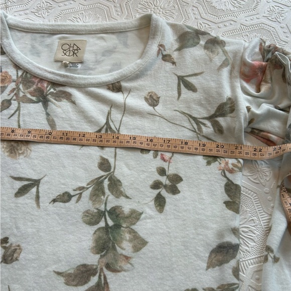 CHASER Love Knit Ruffle Tier Dolman Soft Sweater M NWOT - Picture 5 of 7